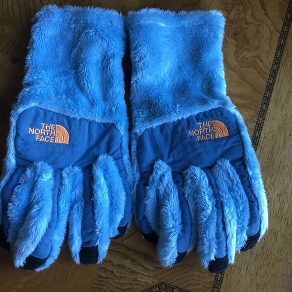 NORTHFACE SOFT Chenille Like Gloves! - Picture 1 of 8